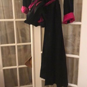 Jackets & Coats - French cut fine wool over coat duster. Silk trim Jackets & Coats - French cut fine wool over coat duster. Silk trim